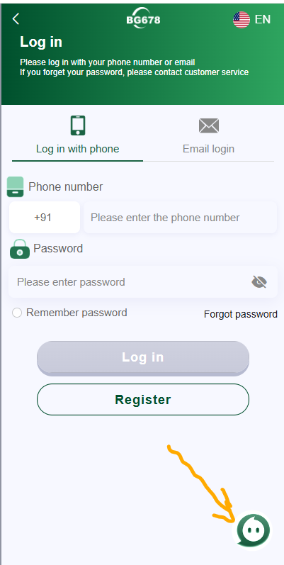 BG 678 Login Guide
